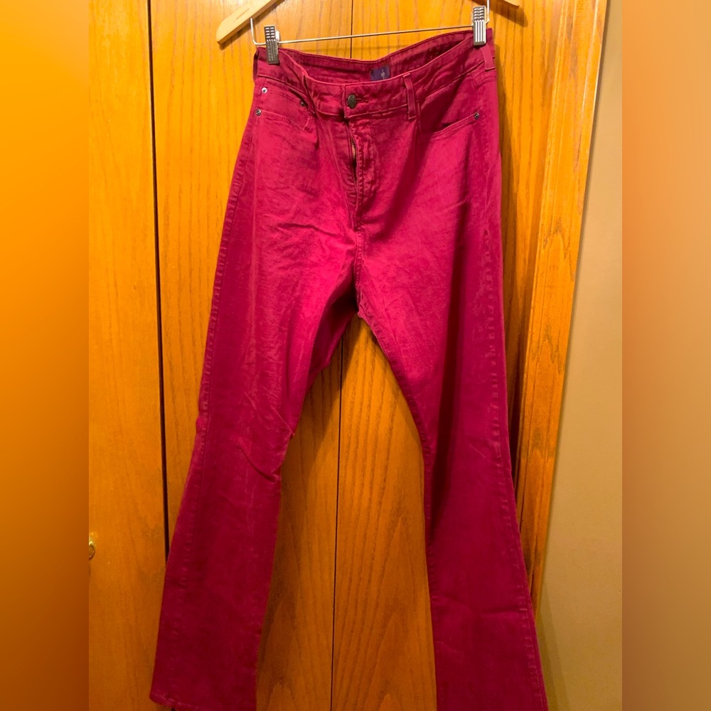 NYDJ Women's Straight Leg Jeans - Red